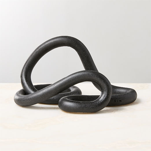 Lumbra Black Ceramic Bookstand