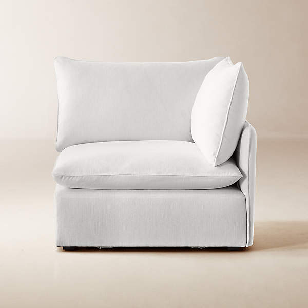 White hotsell corner chair