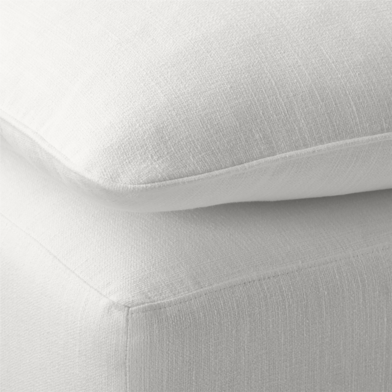 Lumis Snow White Performance Fabric Deep Depth Corner Chair - image 8 of 11