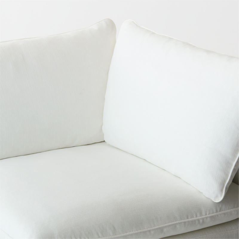Lumis 5-Piece Modular L-Shaped White Performance Fabric Deep Depth Sectional Sofa - image 9 of 12