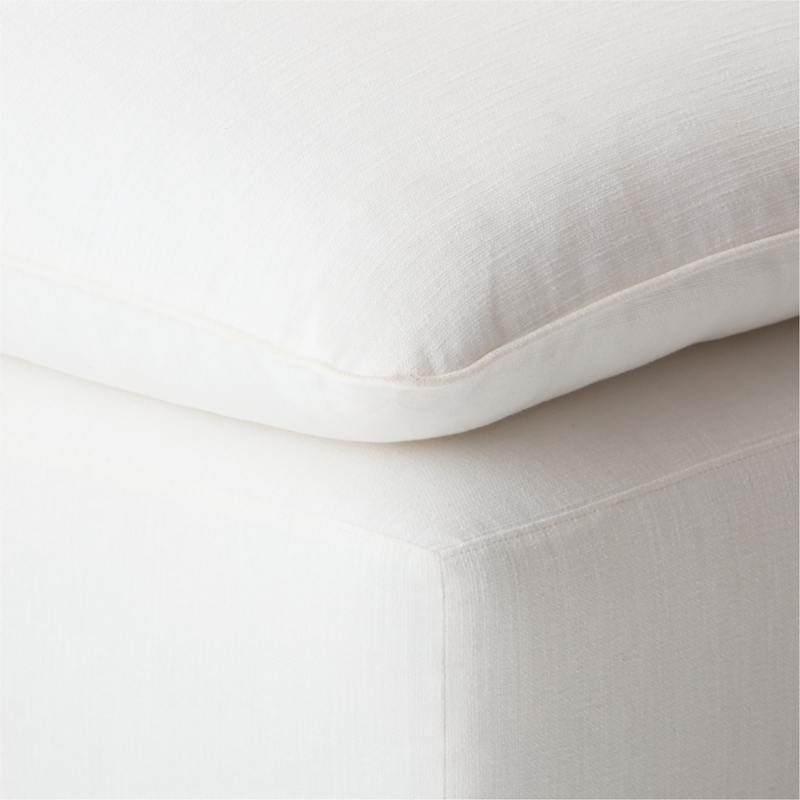 Lumis 5-Piece Modular L-Shaped White Performance Fabric Deep Depth Sectional Sofa - image 8 of 12