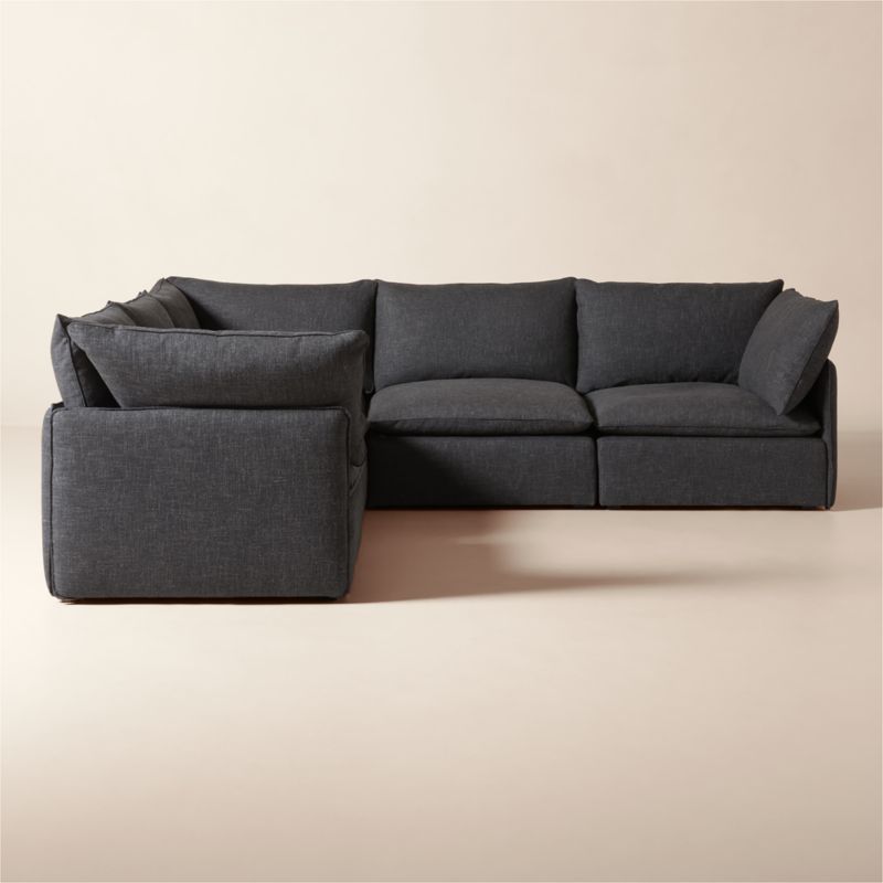 Lumis 5-Piece Modular L-Shaped Deep Depth Sectional Sofa - image 1 of 8