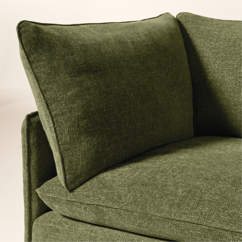 Lumis 5-Piece Modular L-Shaped Green Performance Fabric Deep Depth Sectional Sofa - image 6 of 8