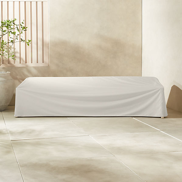 Lunes White Waterproof Outdoor Sofa Cover Cb2 Waterproof Outdoor Sofa Cover