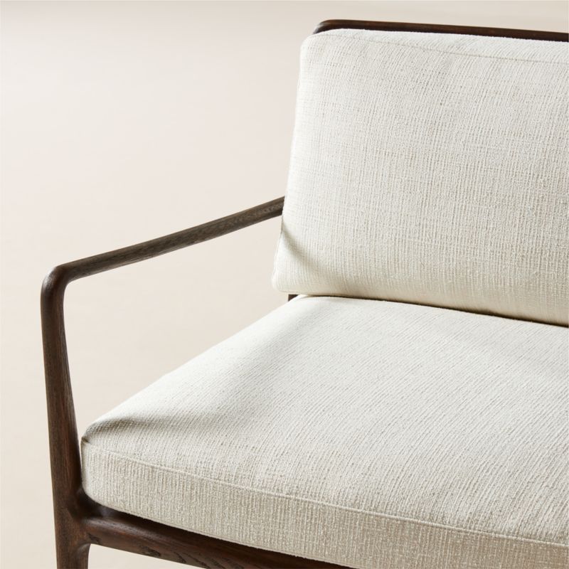 Lupo White Performance Fabric Accent Chair - image 5 of 6