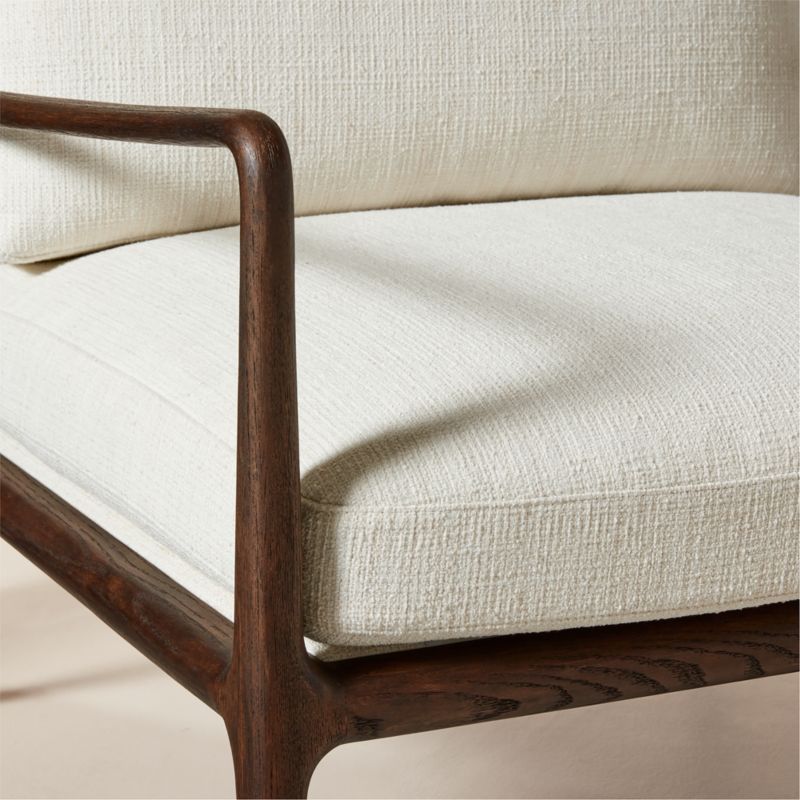 Lupo White Performance Fabric Accent Chair - image 4 of 6