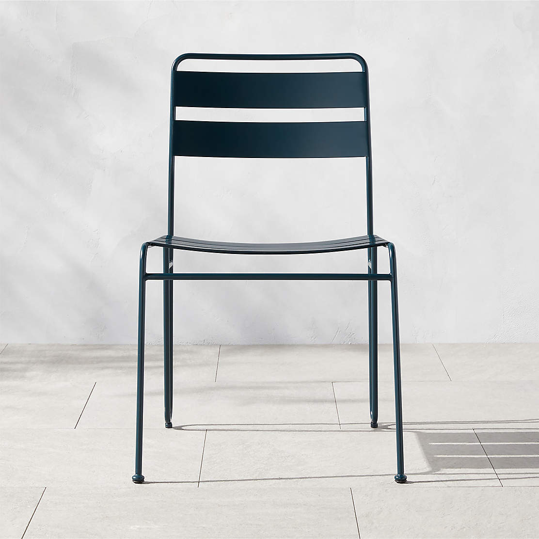 Lucinda Emerald Stacking Dining Chair + Reviews CB2 Canada