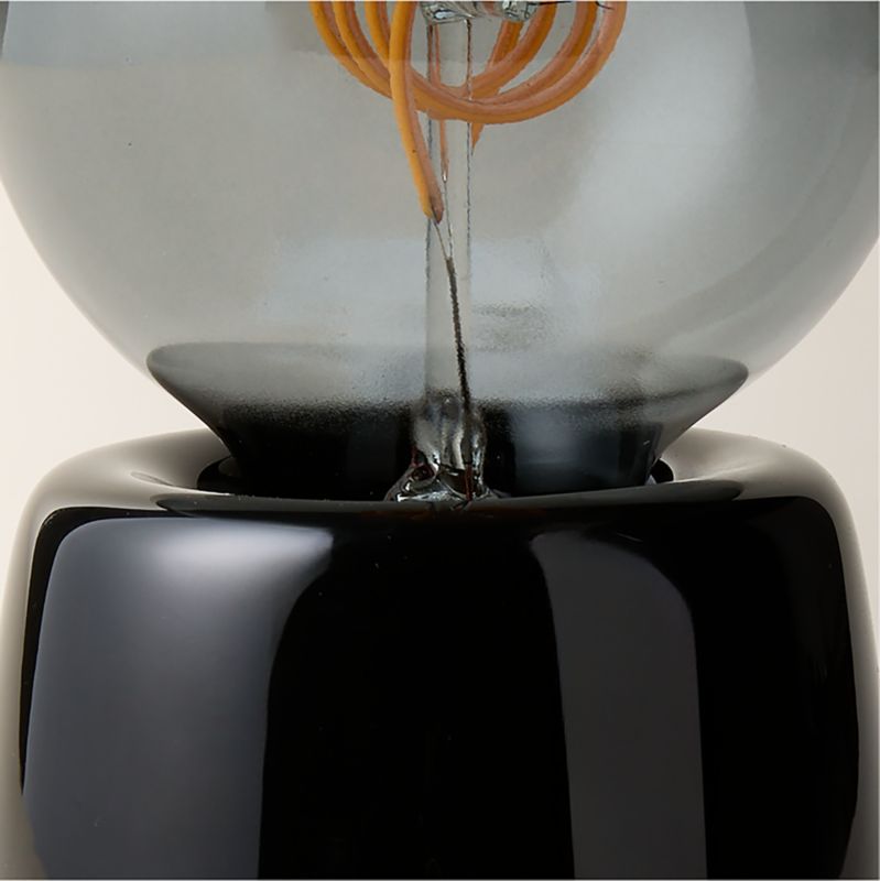 Luvlite Smoked Grey Enamel Table Lamp by Bill Curry - image 2 of 4