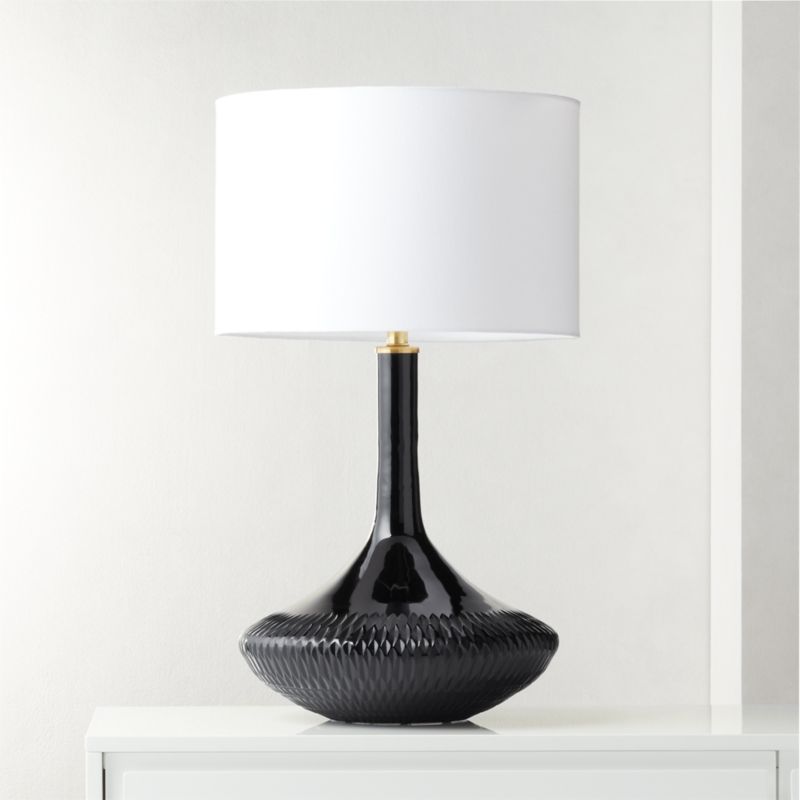black nightstand lamps