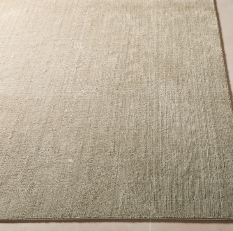 Lyla Handloomed Taupe Solid Performance Area Rug 5'x8' - image 5 of 6