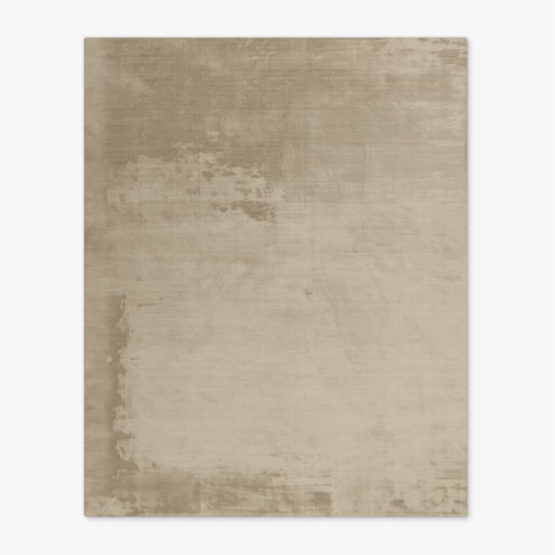 Lyla Handloomed Taupe Solid Performance Area Rug 5'x8' - image 0 of 6