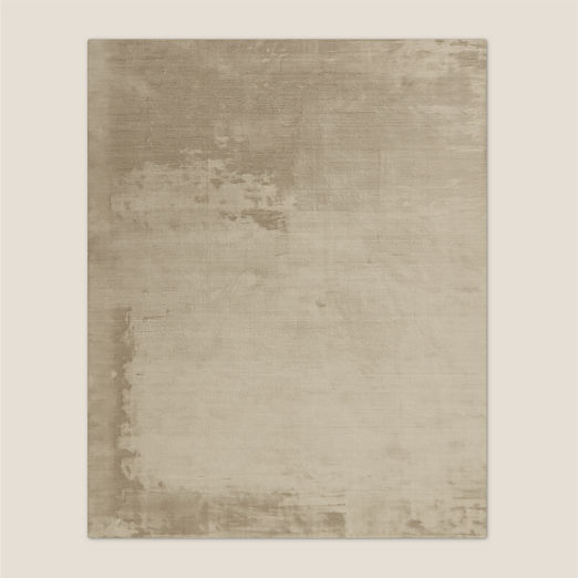 Lyla Handloomed Taupe Solid Performance Area Rug