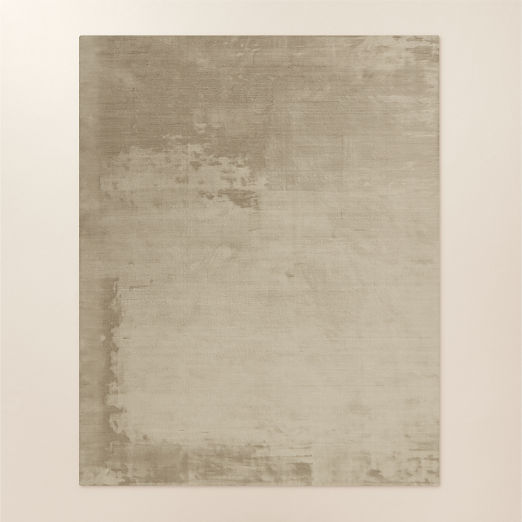 Lyla Handloomed Taupe Solid Performance Area Rug