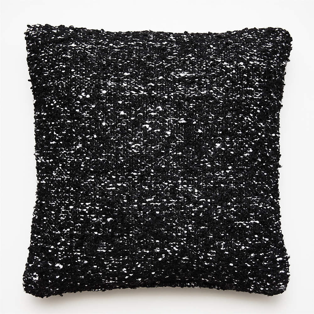 Black store sequin cushion