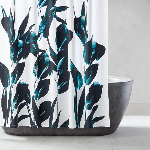 Modern Shower Curtains & Shower Curtain Rings CB2