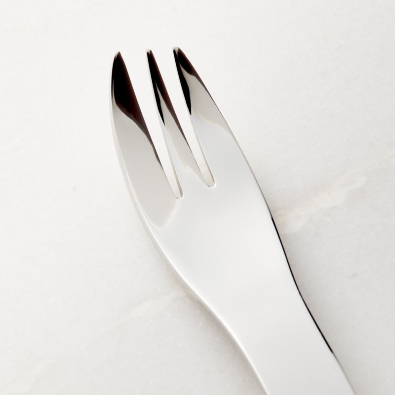 Lysia Polished Silver Dessert Fork - image 2 of 4