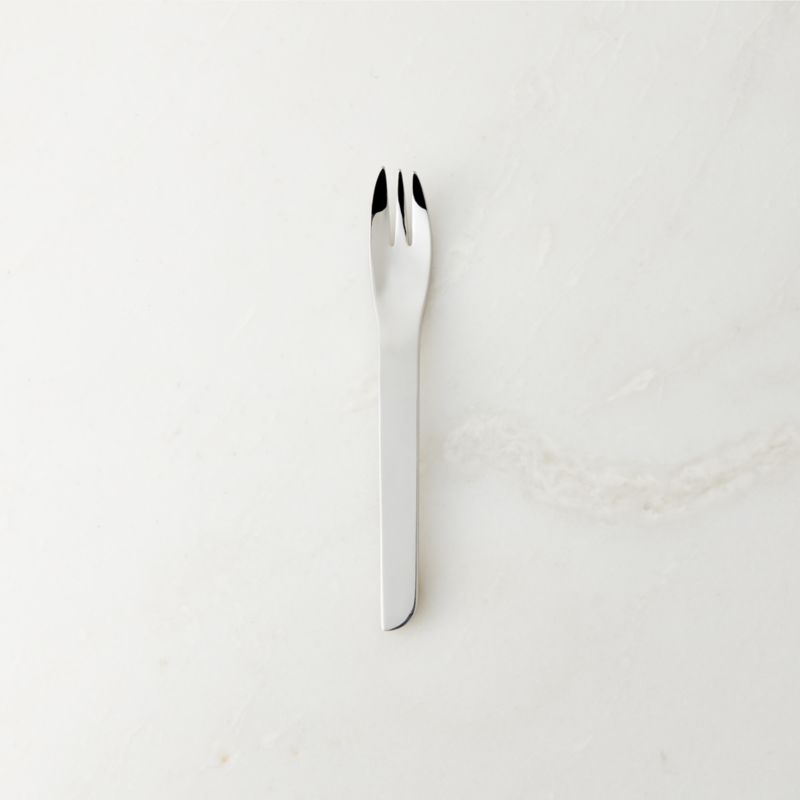 Lysia Polished Silver Dessert Fork - image 0 of 4