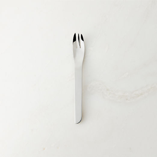 Lysia Polished Silver Dessert Fork