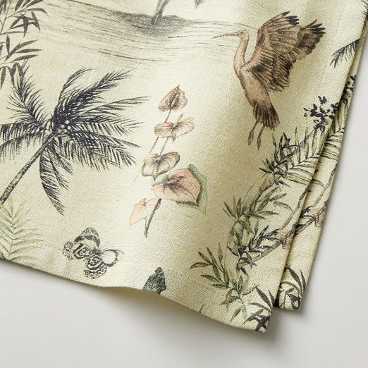 Jungle Print Linen Napkin by Matthew Williamson