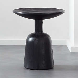 Modern Black End Tables Cb2