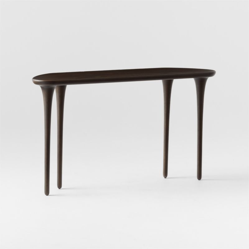 Macello 52" Brown Oak Console Table - image 7 of 9