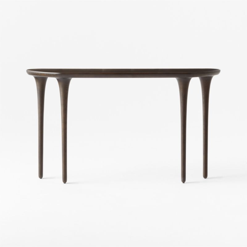 Macello 52" Brown Oak Console Table - image 4 of 9