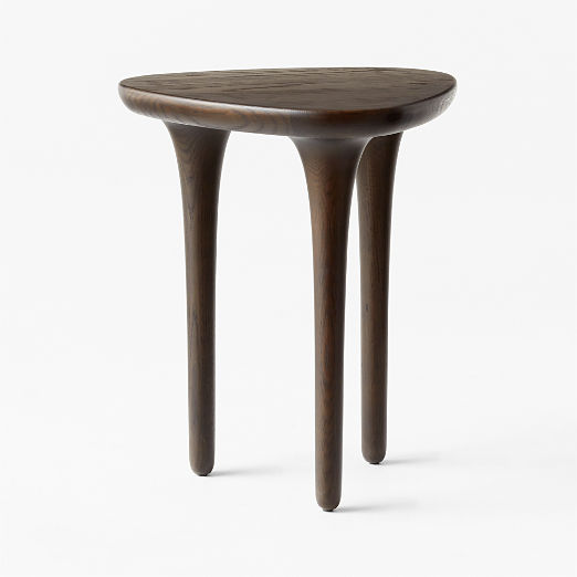 Macello Brown Oak Side Table