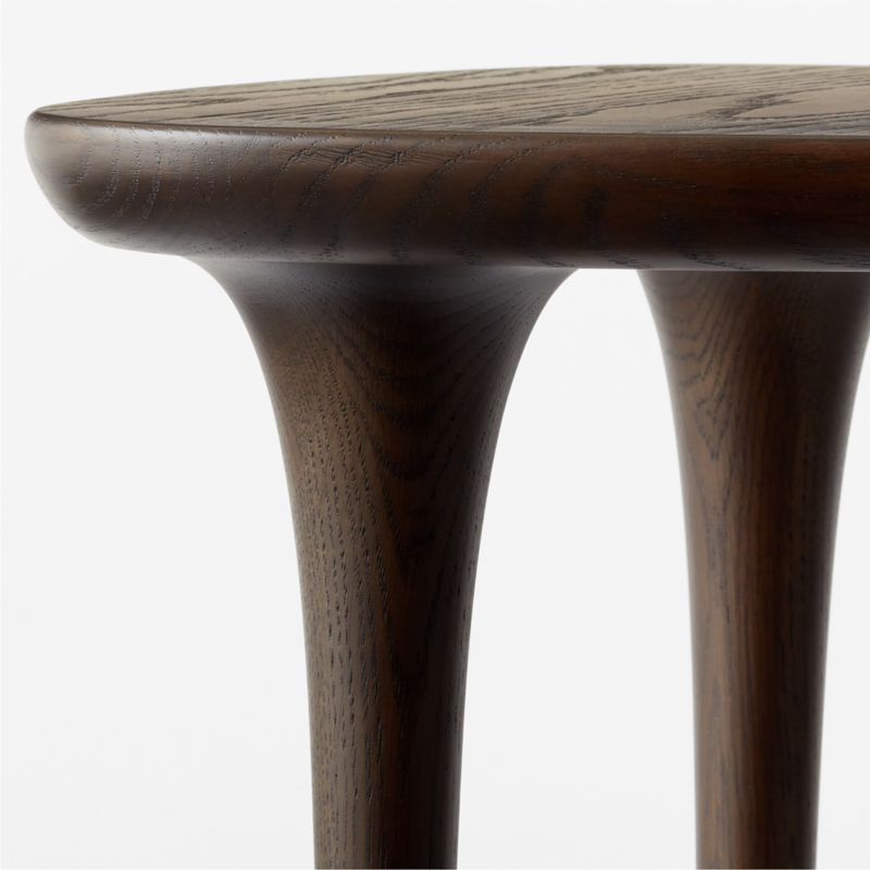 Macello Brown Oak Side Table - image 7 of 8