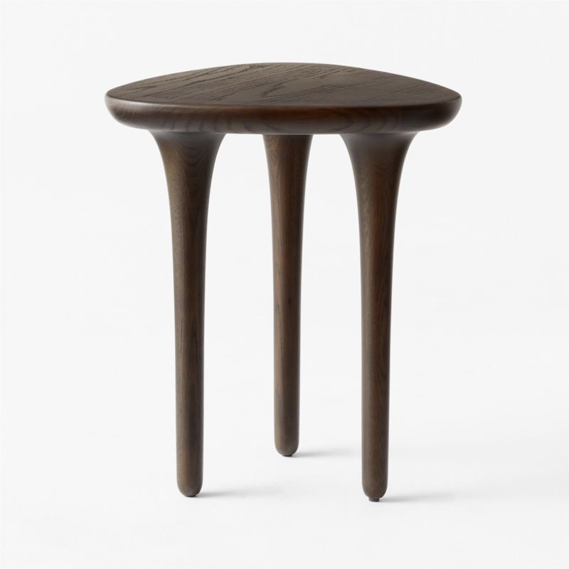 Macello Brown Oak Side Table - image 6 of 8