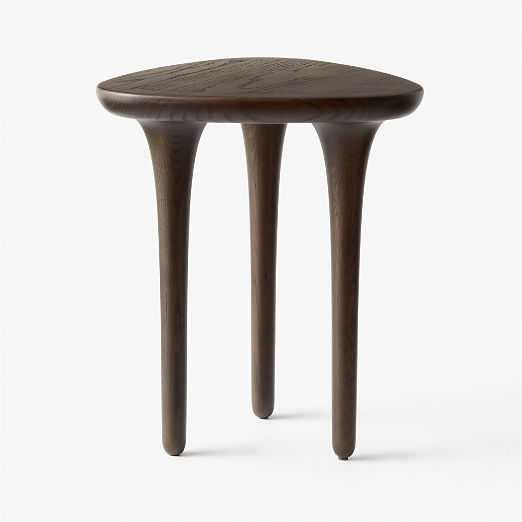 Macello Brown Oak Side Table