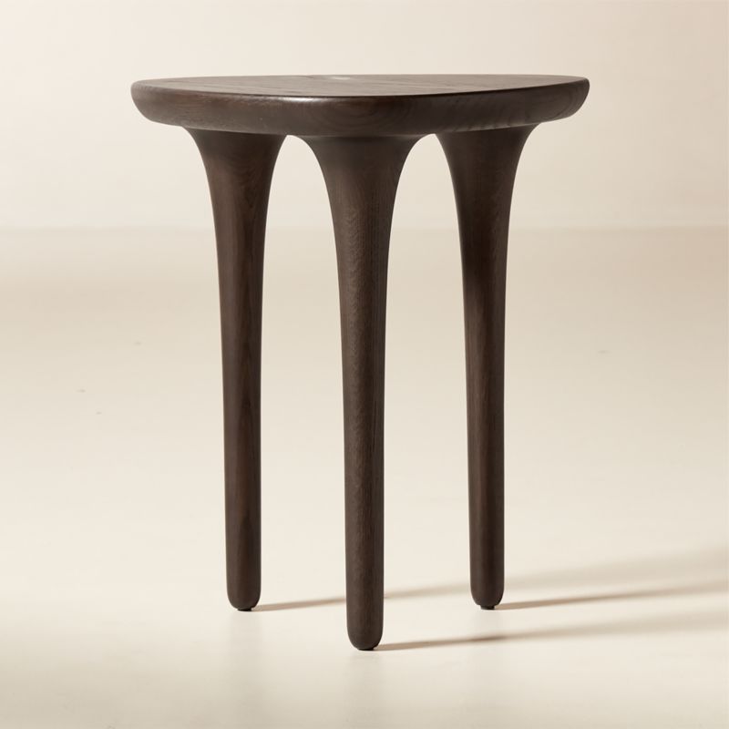 Macello Brown Oak Side Table - image 0 of 8