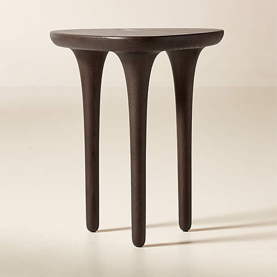 Macello Brown Oak Side Table