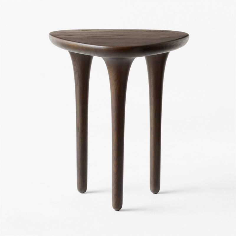 Macello Brown Oak Side Table - image 4 of 8