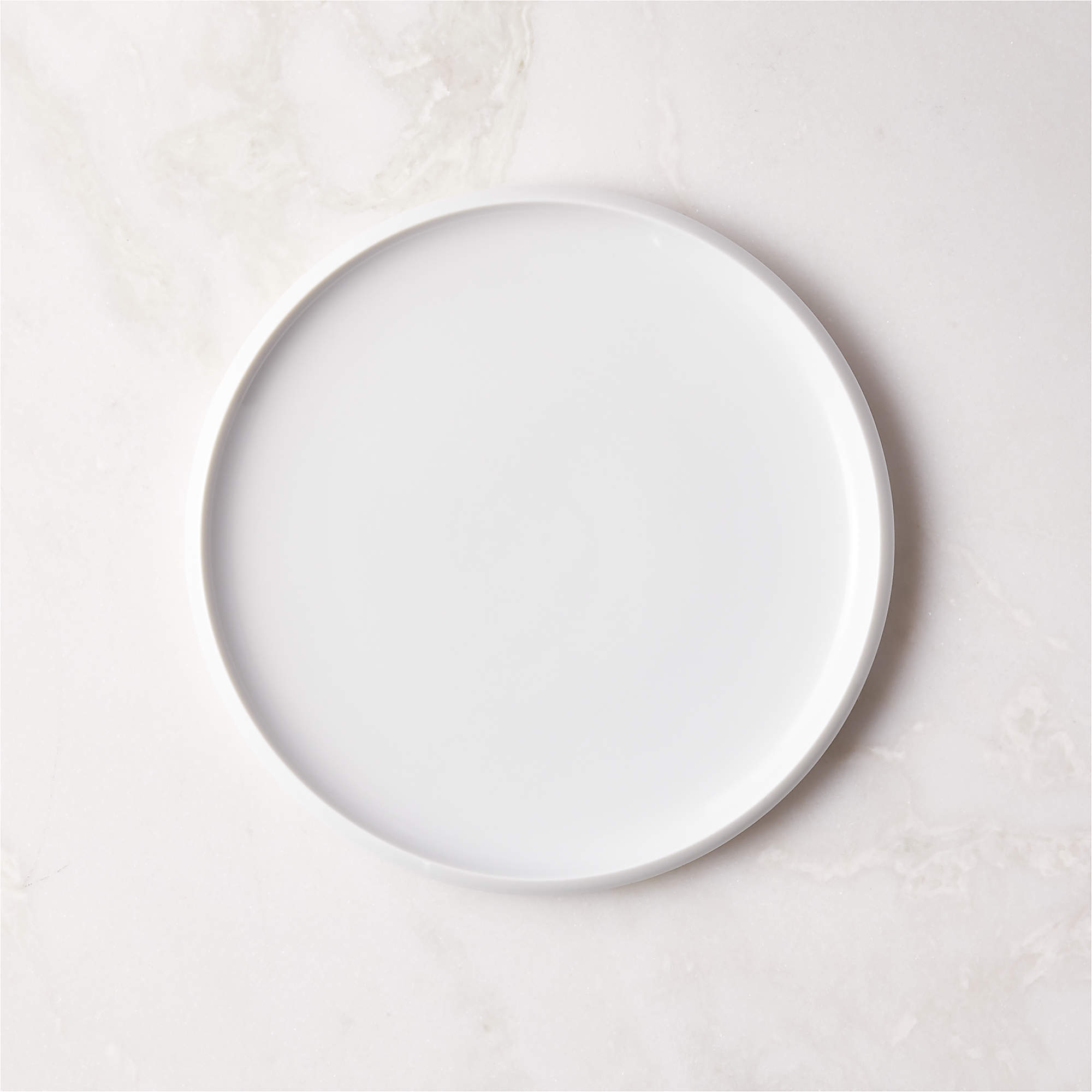 Mack Modern White Salad Plate + Reviews CB2 Canada