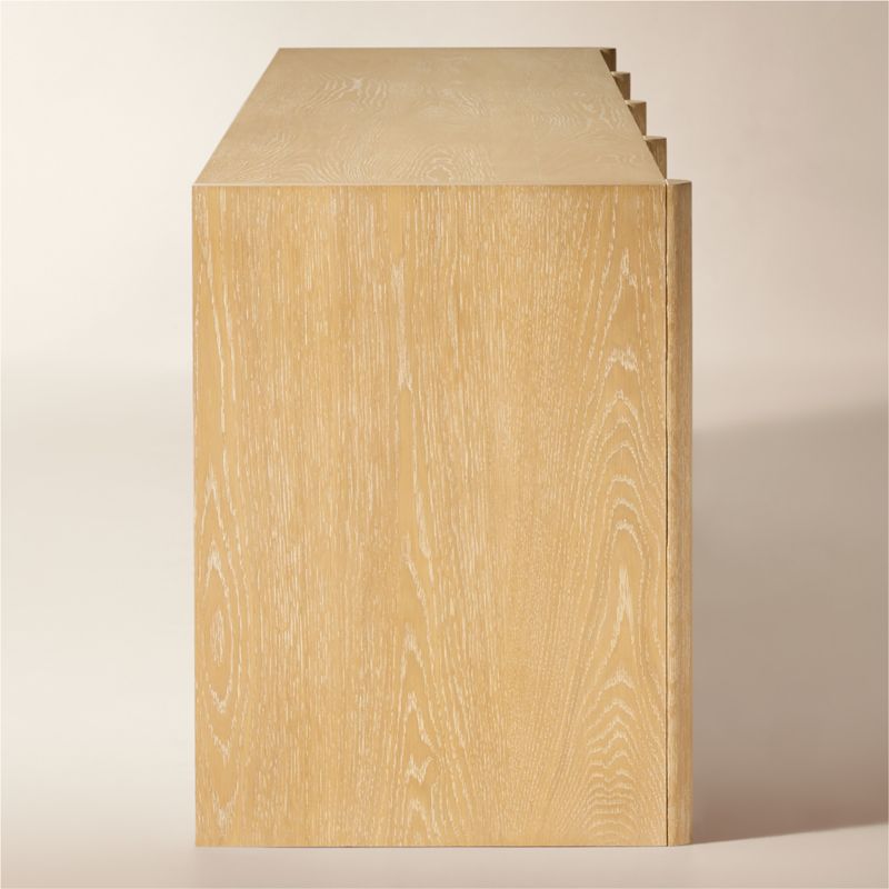Macron 90" Light Oak Media Console - image 4 of 7