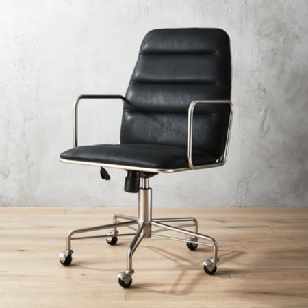 Mad Black Executive Chair Reviews Cb2