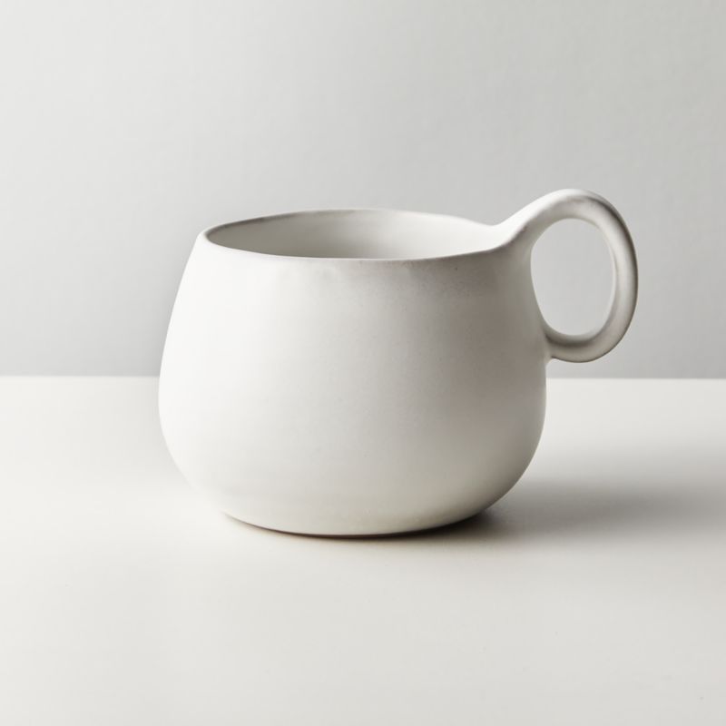 Madera Modern White Coffee Mug + Reviews