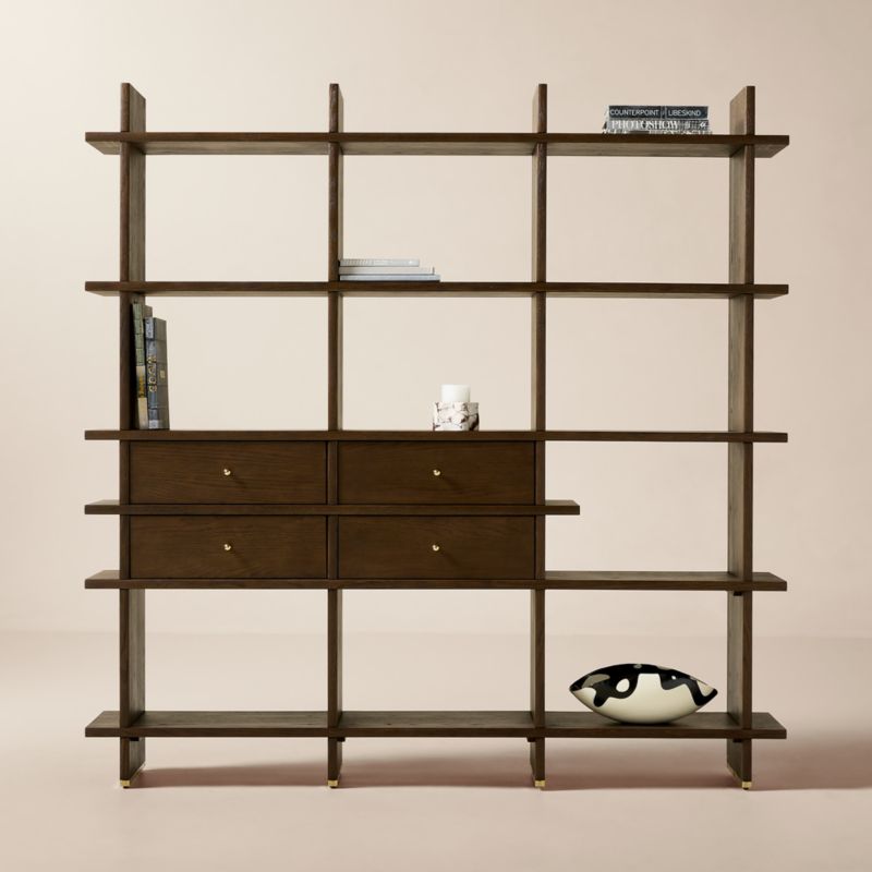 Madison Dark Oak Bookcase by Todd Snyder - image 2 of 11