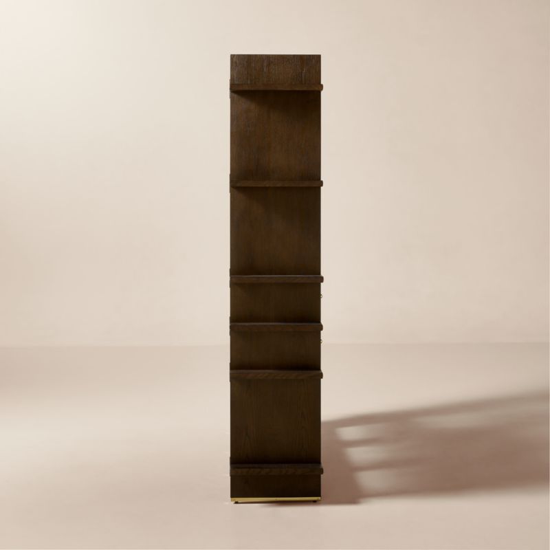 Madison Dark Oak Bookcase by Todd Snyder - image 5 of 11