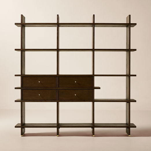 Madison Dark Oak Bookcase by Todd Snyder