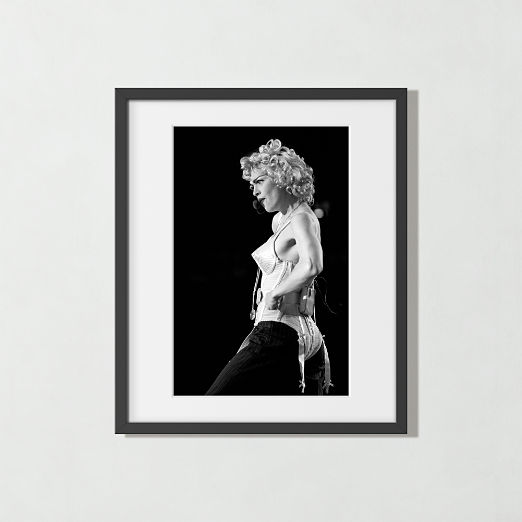 'Madonna in Wembley' Photographic Print in Black Frame 21.75"x25.75"