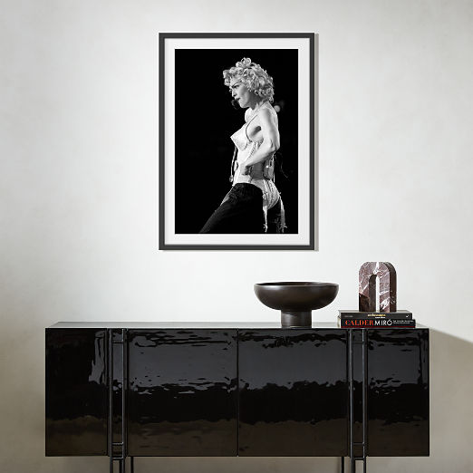 'Madonna in Wembley' Photographic Print in Black Frame