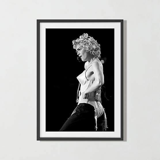 'Madonna in Wembley' Photographic Print in Black Frame 27.75"x38.75"