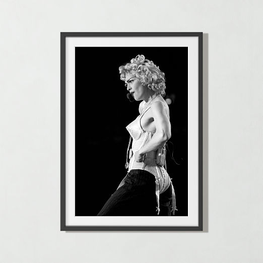 'Madonna in Wembley' Photographic Print in Black Frame