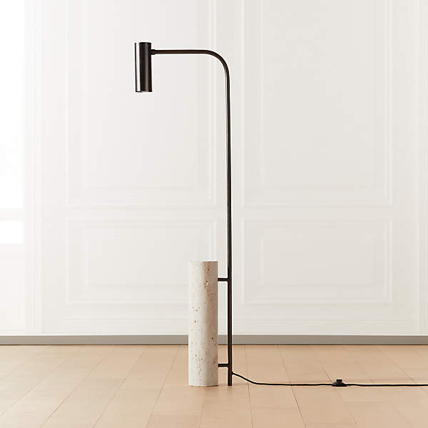 Maestro Travertine Floor Lamp Reviews, Cb2 Marble Floor Lamp