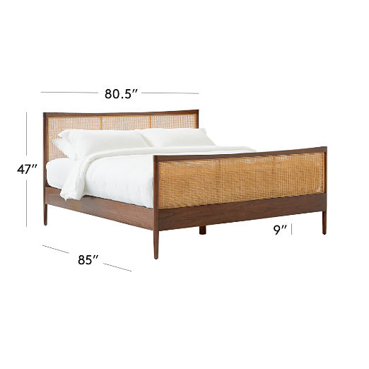 Maeve Natural Cane King Bed