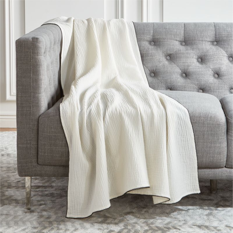 View Maeven White Throw details