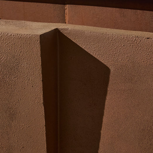 Mafik Rectangular Corten Steel Outdoor Planter Small