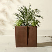 Calyx Cool Grey Striped Outdoor Throw Pillow 24"x12"