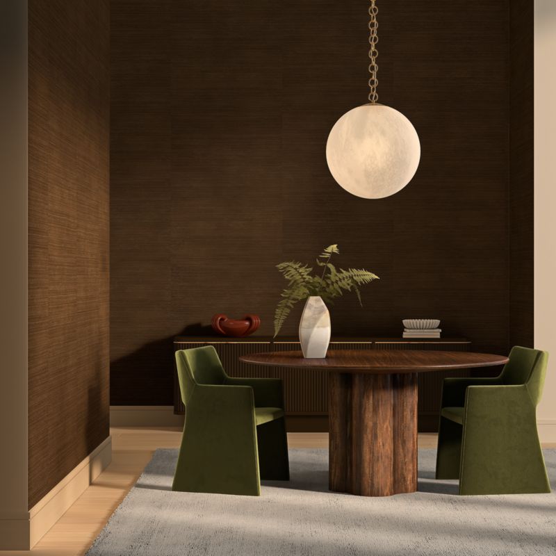 Sisal Grasscloth Green Wallpaper - image 2 of 3